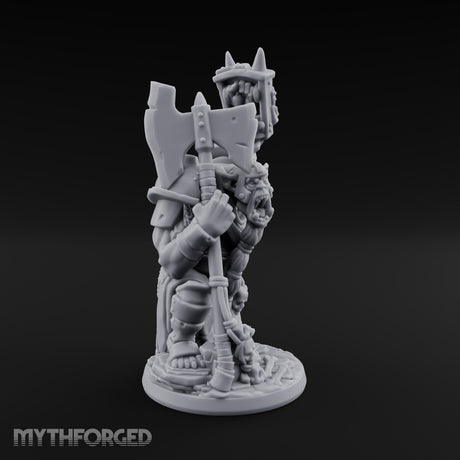 Too Mean for Distance Orc Melee Warriors — C · Axe and Spike Glove · Standard