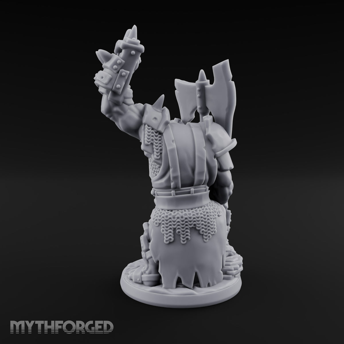 Too Mean for Distance Orc Melee Warrior C — Axe and Spike Glove · Standard