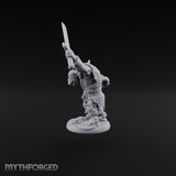 Too Mean for Distance Orc Melee Warrior C — Sword and Fist · Hooded
