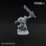 Too Mean for Distance Orc Melee Warriors — C · Sword and Fist · Hooded