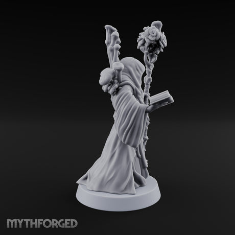 Page Turned, Petals Open Human Fungal Druid