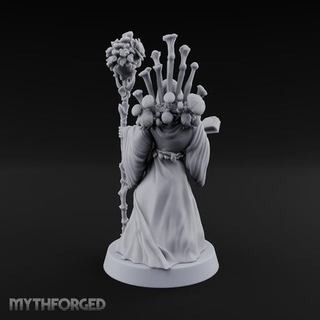 Page Turned, Petals Open Human Fungal Druid