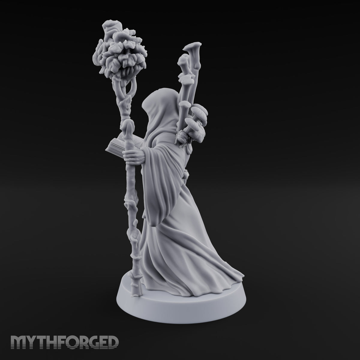 Page Turned, Petals Open Human Fungal Druid