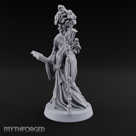 Page Turned, Petals Open Human Fungal Druid