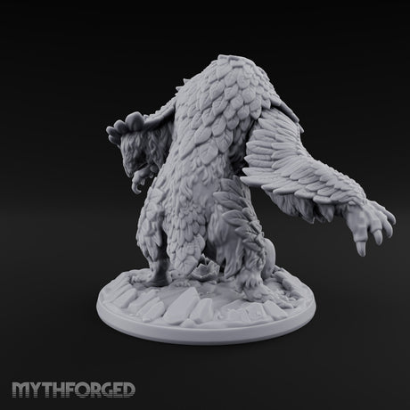 Eggshells Underfoot, Hackles Up Owlbear Monster A — Alt
