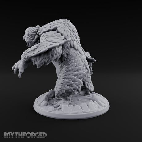 Eggshells Underfoot, Hackles Up Owlbear Monster A — Alt