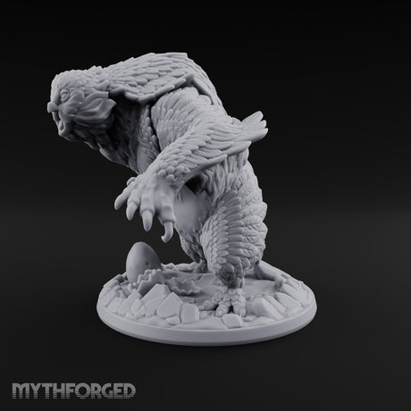 Eggshells Underfoot, Hackles Up Owlbear Monster A — Alt