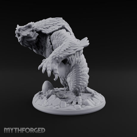 Eggshells Underfoot, Hackles Up Owlbear Monster A — Standard