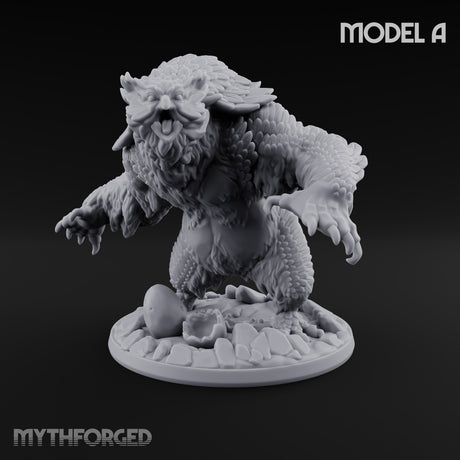 Eggshells Underfoot, Hackles Up Owlbear Monsters — A · Standard