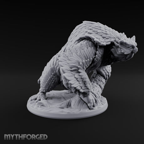 Eggshells Underfoot, Hackles Up Owlbear Monster B