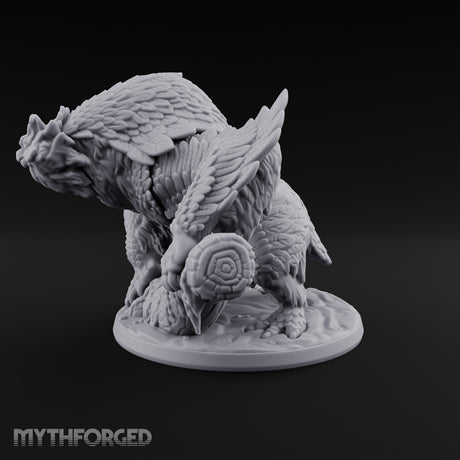 Eggshells Underfoot, Hackles Up Owlbear Monster B
