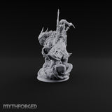 Feathers Fly Both Ways Elf Archer on Owlbear