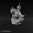 Feathers Fly Both Ways Elf Archer on Owlbear