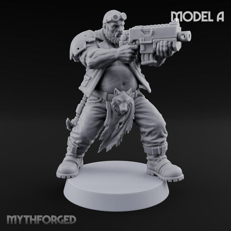 Hard to Follow Human Raider Pack Leader A