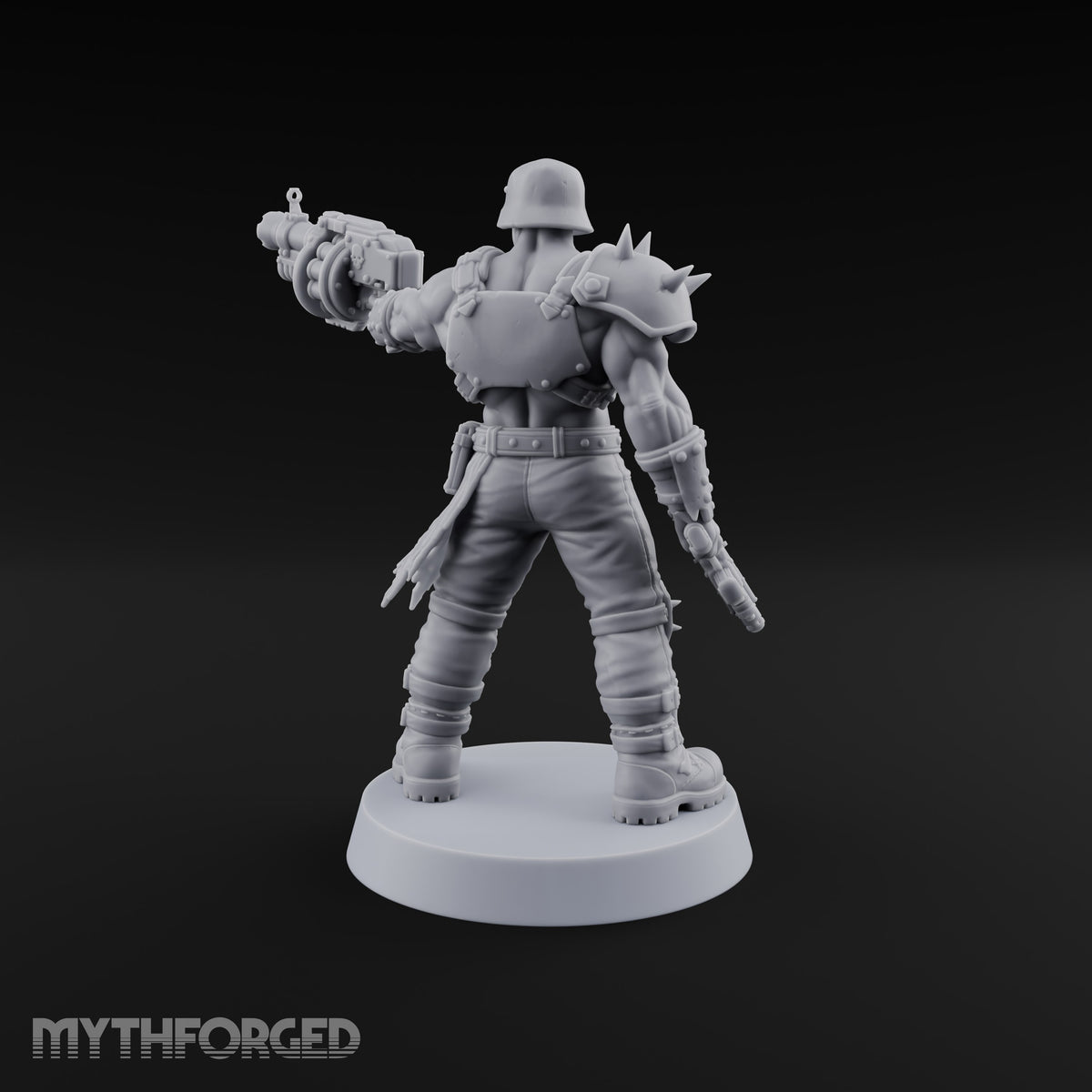 Hard to Follow Human Raider Pack Leader B — Grenade Launcher & Auto Pistol