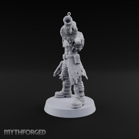 Hard to Follow Human Raider Pack Leader B — Grenade Launcher & Auto Pistol