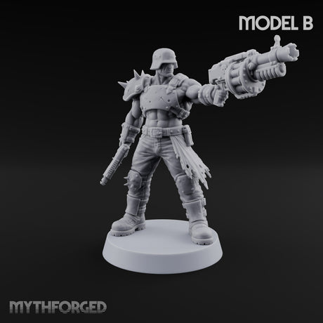 Hard to Follow Human Raider Pack Leader B — Grenade Launcher & Auto Pistol