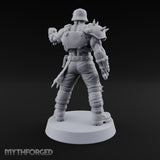 Hard to Follow Human Raider Pack Leader B — Plasma Pistol & Combat Knife