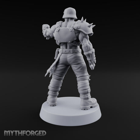 Hard to Follow Human Raider Pack Leader B — Plasma Pistol & Combat Knife