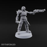 Hard to Follow Human Raider Pack Leaders — B · Shotgun & Cleaver + Cleaver