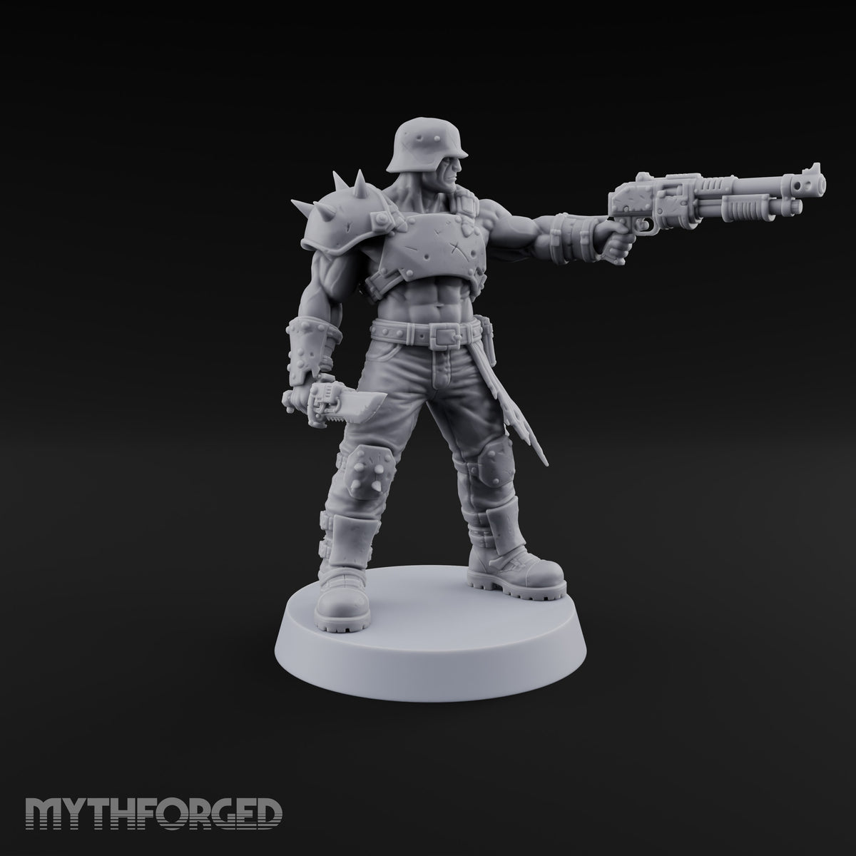 Hard to Follow Human Raider Pack Leader B — Shotgun & Cleaver