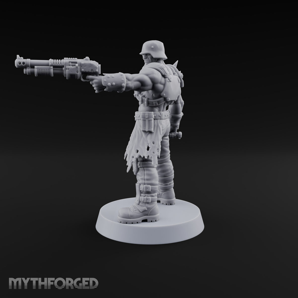 Hard to Follow Human Raider Pack Leader B — Shotgun & Cleaver