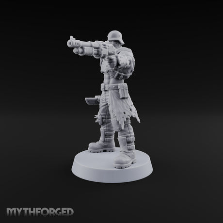 Hard to Follow Human Raider Pack Leader B — Shotgun & Cleaver