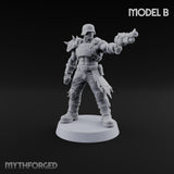 Hard to Follow Human Raider Pack Leader B — Shotgun & Cleaver