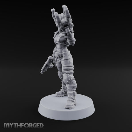 Hard to Follow Human Raider Pack Leader D — Auto Pistol