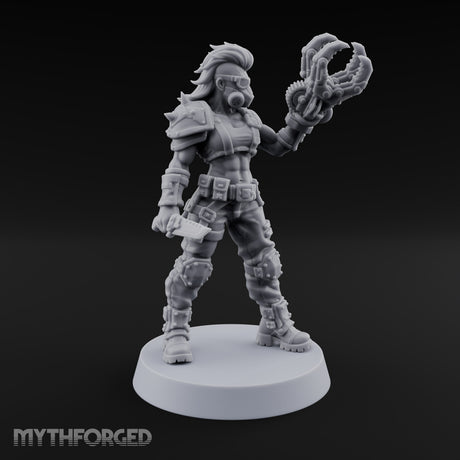 Hard to Follow Human Raider Pack Leaders — D · Plasma Pistol & Combat Knife + Combat Knife