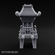 Pagoda-Roofed Lattice-Paneled Portable Shrine Palanquin