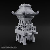 Pagoda-Roofed Lattice-Paneled Portable Shrine Palanquin gallery 2
