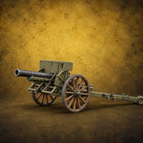 Prepare the Barrage Japanese Naval Howitzer Team A — painted concept preview (miniature supplied unpainted)
