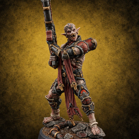 Blood Drive Volunteers Ghoul Cybernetic Warrior I — painted concept preview (miniature supplied unpainted)