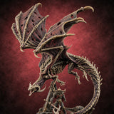 Rotten Wingspan, Perfect Aim Dracolich Undead Dragon — painted concept preview (miniature supplied unpainted)