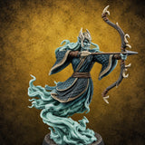 Charging From Beyond Ghostly Warrior F — painted concept preview (miniature supplied unpainted)