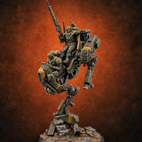 Spotter Up, Sniper Aloft Warforged Sniper Walker — painted concept preview (miniature supplied unpainted)