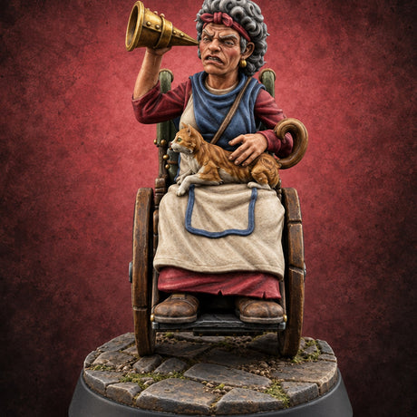 Market Day Crowd Human Townsperson F — painted concept preview (miniature supplied unpainted)