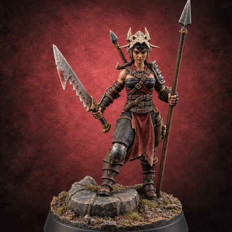 Not Their First Wyrm Dragon Hunter D — painted concept preview (miniature supplied unpainted)