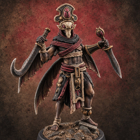 Weapons Raised Insect Worshipping Zealot C — painted concept preview (miniature supplied unpainted)