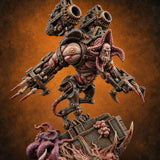 Fever Dream Tenants Flesh Golem Tentacled Brute D — painted concept preview (miniature supplied unpainted)