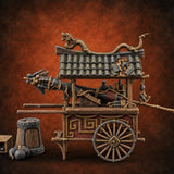 Boom Service Wooden Gunpowder Shop Terrain C — painted concept preview (terrain supplied unpainted)