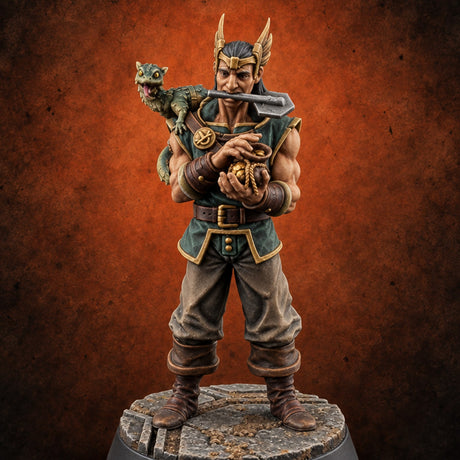 Everyone Wanted This Lot Auction Bidder E — painted concept preview (miniature supplied unpainted)