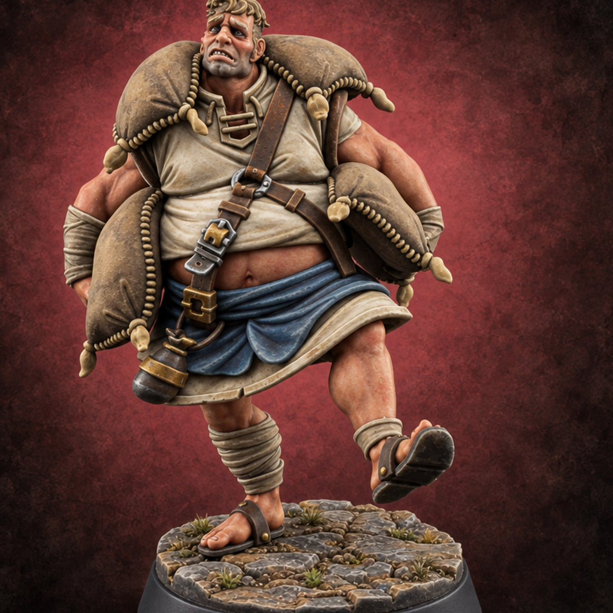 Permits Pending, Work Begins Construction Crew Worker G — painted concept preview (miniature supplied unpainted)