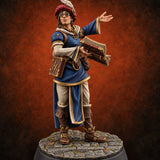 Late Library Fines Apply Human Apprentice Mage A — painted concept preview (miniature supplied unpainted)