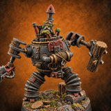 Rings Counted, Trunk Hauled Lumberjack A — painted concept preview (miniature supplied unpainted)