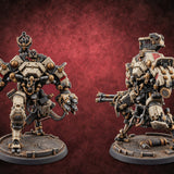 Not Here to Negotiate Warforged Heavy Gun Automatons — painted concept preview (miniature supplied unpainted)