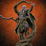 Hush, the Roots Are Speaking Drow Swamp Caretaker — painted concept preview (miniature supplied unpainted)