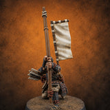 Bowstrings Taut Human Ashigaru Archer I — painted concept preview (miniature supplied unpainted)