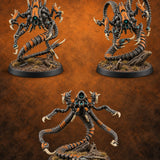 The Hunt Has No Blind Side Retriever Attack Drones — painted concept preview (miniature supplied unpainted)